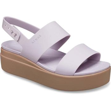 Crocs Brooklyn Low Kilklack Platform Clogs Dam Rosa | Sverige 0467NWYB